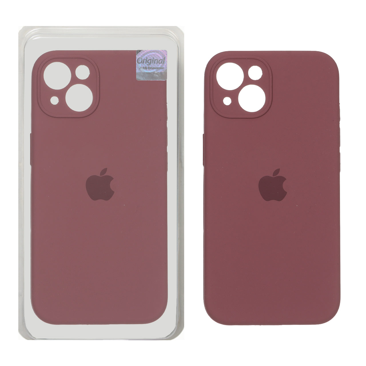قاب سیلیکونی پاک کنی اورجینال Master Quality مدل Apple iPhone 13 / iPhone 14 - بنفش کد 1 (پک دار)